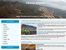 Tablet Screenshot of chaniaairport.com